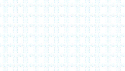 Blue Grid and Circle Pattern on White Background seamless