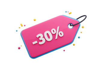 Grab this amazing 30% discount offer tag, perfect for your next sale promotion!