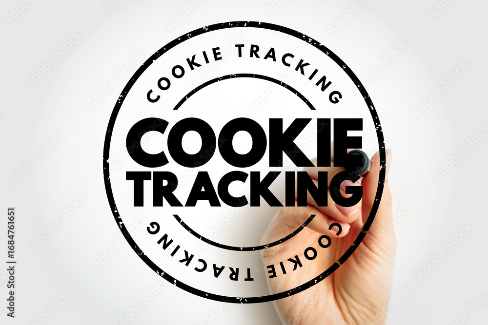 Poster cookie tracking - collects data from a user such as their activity on a website, history and locatio