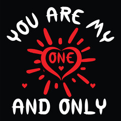 Trendy Valentine Typography T-Shirt Designs for Couples & Singles – Love-Inspired Tees