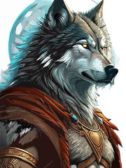 Lupo che ulula alla luna 03