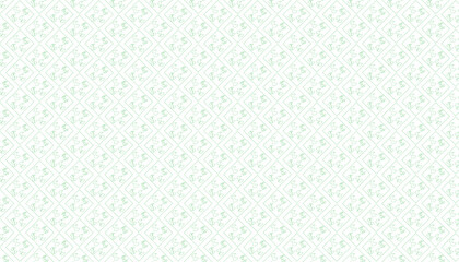 Green Anchor Pattern on White Background seamless