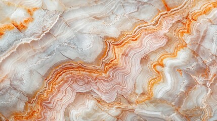 Obraz premium Abstract orange and white marble texture. (1)