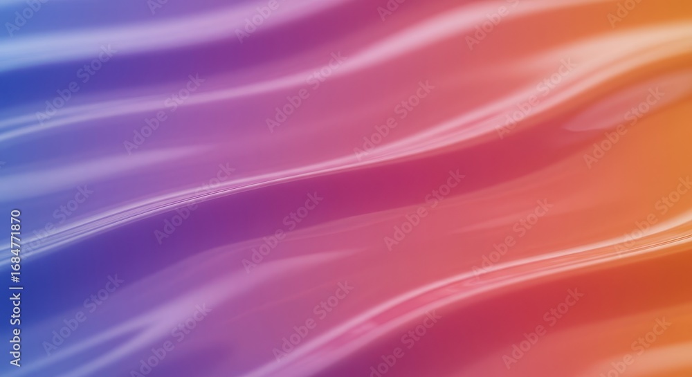 Poster a vibrant abstract design features flowing lines of soft pastel colors, creating a smooth, fluid tex