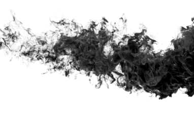 Abstract grayscale image of a sprawling, textured, flowing form