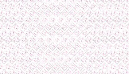 Pink Anchor Pattern on White Background seamless