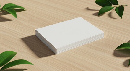 木漏れ日と白紙の静寂