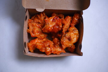 Fire chicken wings