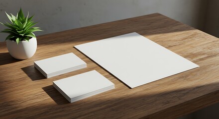 木漏れ日と白紙の静寂