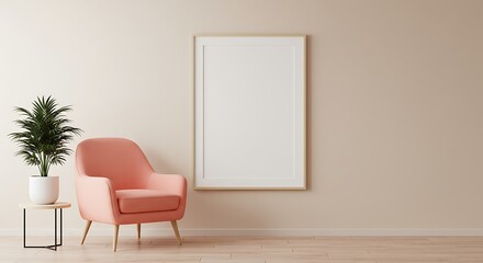 静かな空間の、優しいピンク 穏やかな時間