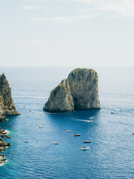 rocks in the sea