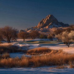 Mountainous Terrain Scenic View
