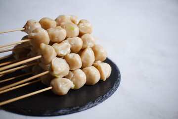 plate of pentol cilok 