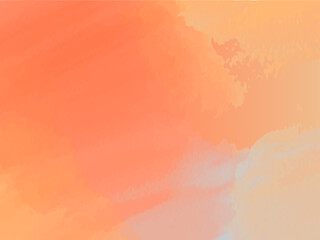 水彩オレンジ背景　グラデーションテクスチャー