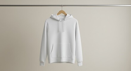白の静寂：パーカーの佇まい