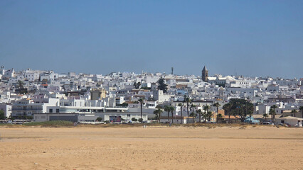 landscape of conil de la frontera in cadiz, andalusia, spain
