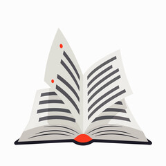 A captivating illustration of an open book with pages turning, symbolizing the flow of knowledge essential for modern hybrid and agile work environments.