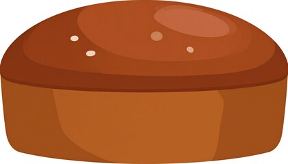 Round loaf of brown bread