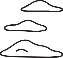 Hand-drawn black and white winter items with holiday objects: snowman, mittens, hat, boots, gift, candle, Christmas tree, cocoa cup, gingerbread cookie. Ideal for coloring, festive decor.