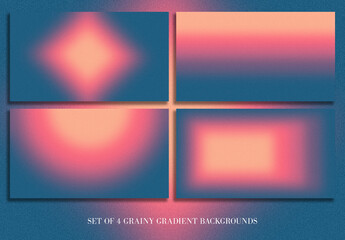 Pack of Grainy Gradient Backgrounds