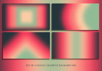 Pack of Grainy Gradient Backgrounds