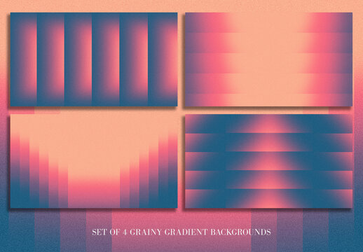 Pack of Grainy Gradient Backgrounds