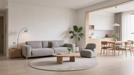 Fototapeta premium living room interior