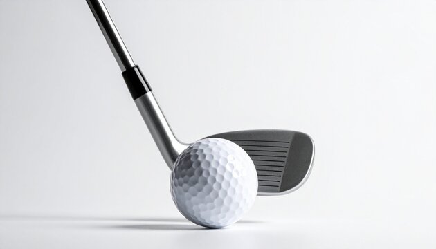 golf club and ball