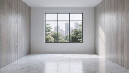 Fototapeta premium empty room with window