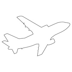 Airplane vector