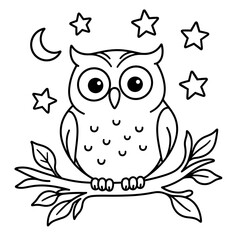 Fototapeta premium woodland coloring page, safari animal coloring page, jungle coloring page, cute animal coloring page, coloring page pizza, beach coloring page, coloring page easter, simple coloring page, nature color