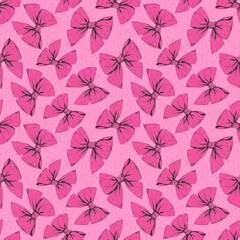 An Elegant Pink Butterfly Pattern Perfect for Fashion, Crafts, and Home Decor Collections