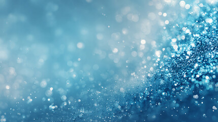 Obraz premium Blue Glittery Sparkle Background