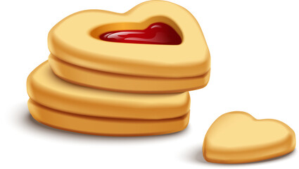 heart shaped cookies