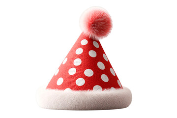 red hat party hat isolated on white 