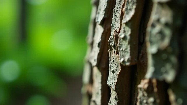 Close-up shot of tree bark texture and pattern