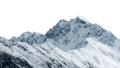 Snowy mountain range peaks (1)