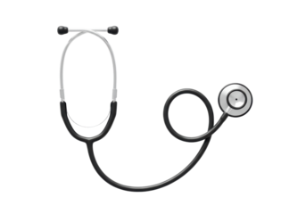 Isolated Medical stethoscope, device for listening to internal sounds of the human body