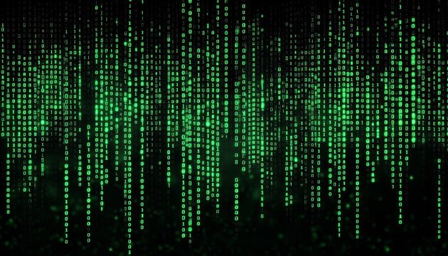 A visual interpretation of deteriorating code elements in a cyberpunk aesthetic.