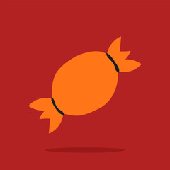 Halloween Candy Illustration in Colorful Spooky Style for Holiday and Trick or Treat Design