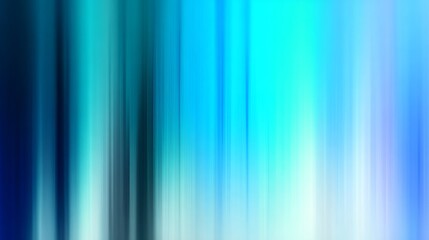 Obraz premium Abstract design featuring turquoise to blue gradient with vertical blur, minimalist motion blur concept, elegant modern background for cover, banner, or poster
