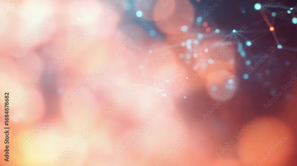 Poster plexus abstract technology background connecting lines and dots