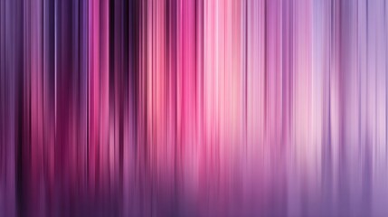 Fototapeta premium Minimal violet to pink gradient with soft blurred vertical lines on white background, abstract motion blur effect, elegant background for cover or banner