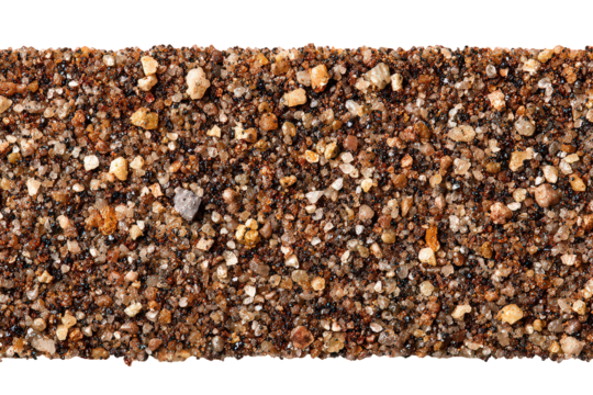 Brown and Beige Gravel Texture with Small Blue Specks