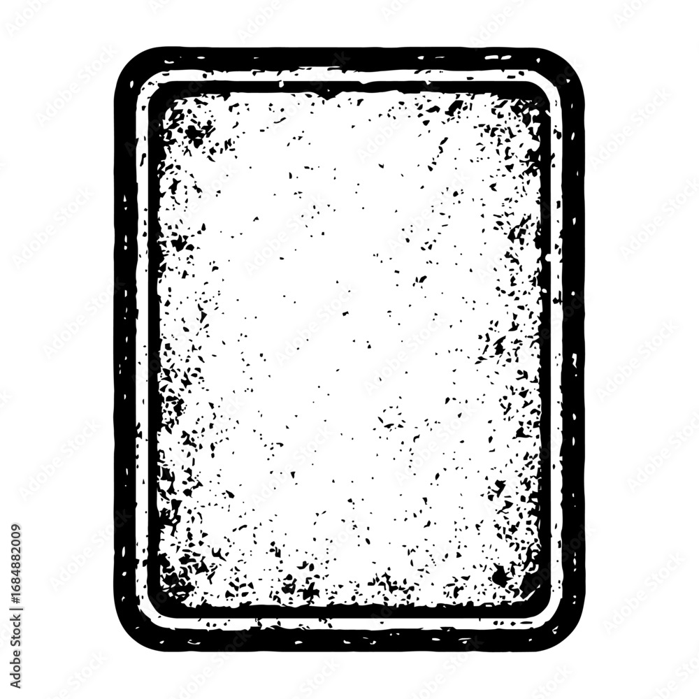 Poster black and white vector of a distressed frame with dripping paint. a grunge and abstract design eleme