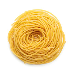 pasta on white background