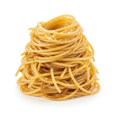 pasta on white background