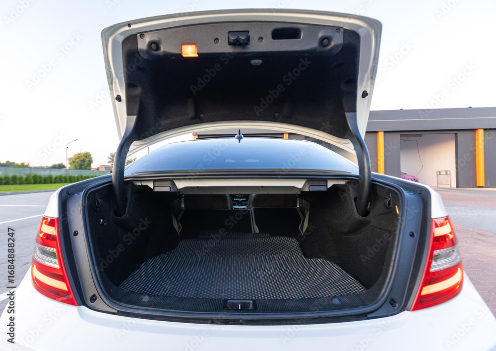 Poster this spacious car trunk is fully prepared for all your adventurous needs its not only ideal for exci