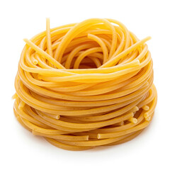 pasta on white background