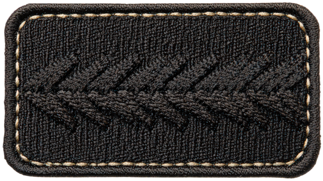 Dark Brown Leather Patch with Stitching Detail - Powered by Adobe